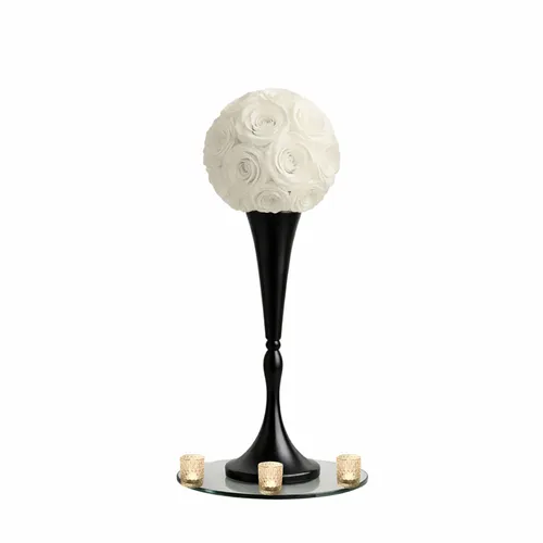 Tall Black Vase 