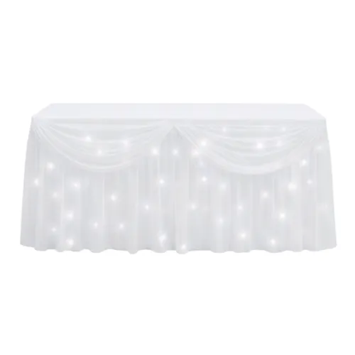 10ft LED Starlit Table Skirt