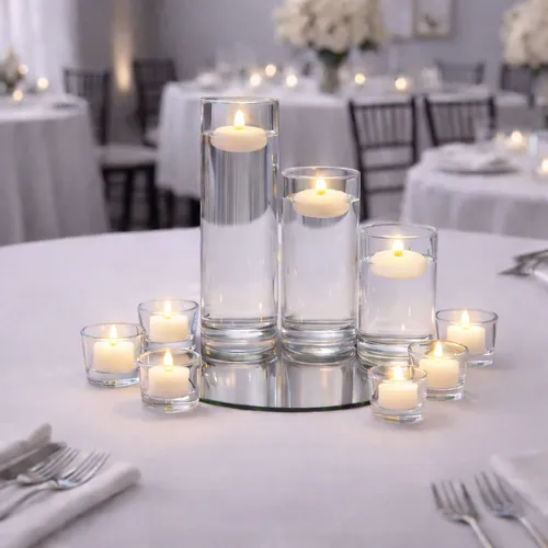 Tranquil Light Table Centerpiece