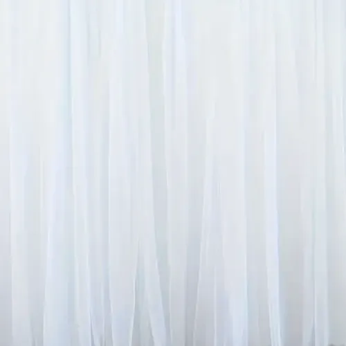 1.5m Lightweight Backdrop Stand & Sheer White Draping
