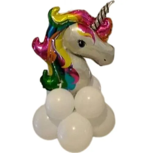 Themed Foil Topped Balloon Table Centerpiece