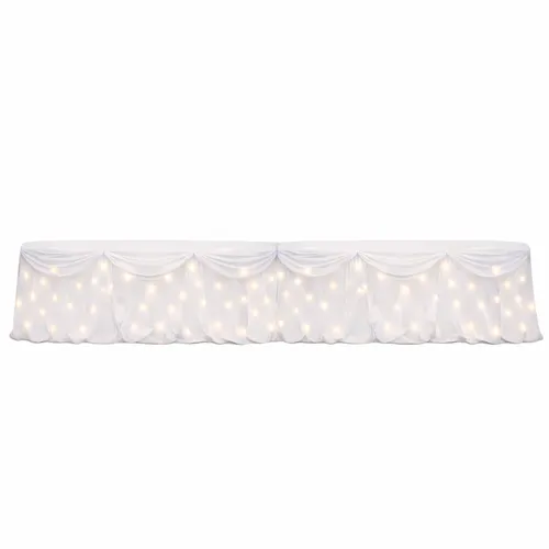20ft LED Starlit Table Skirt 