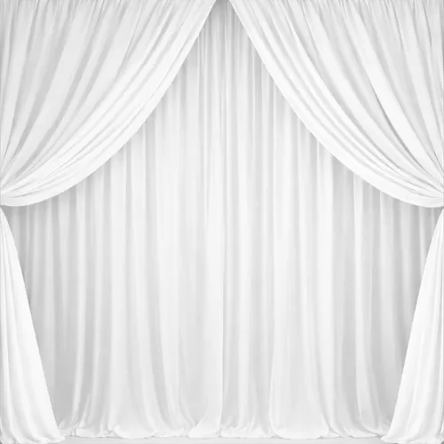 3m White Double Draping 