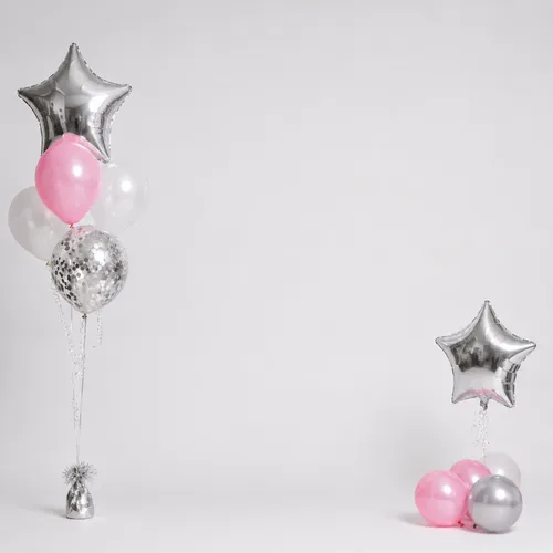  Backdrop Balloon Bouquet Pair