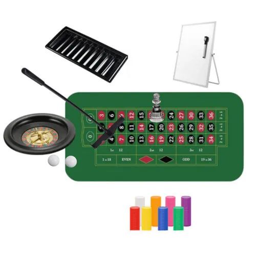 Roulette Mat & Wheel