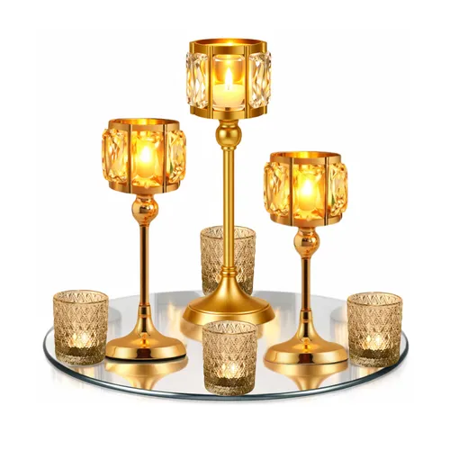 Gold Crystal Glow Centerpiece