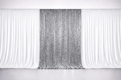 6M Silver Glam Draping