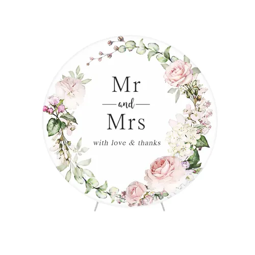 7.2ft Wedding Round Frame Cover 