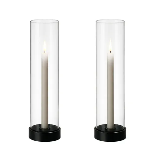 Pair of Hurricane Candle Holders