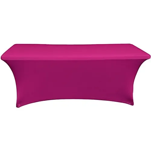 6ft Fuchsia  Stretch Table Cover