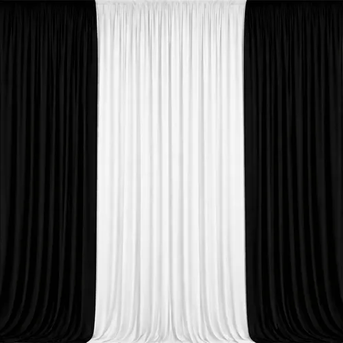 3m 3-Panel Draping Black & White