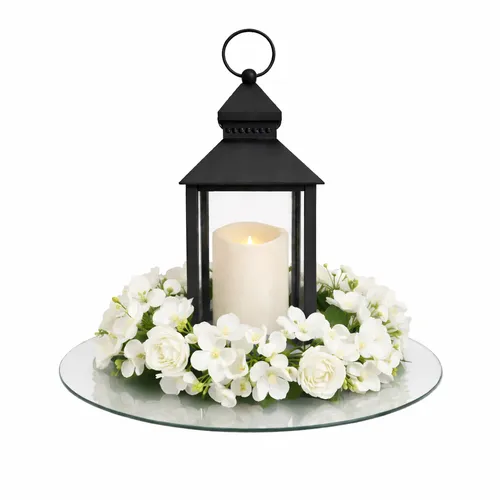 Black Lantern Blossom Centerpiece