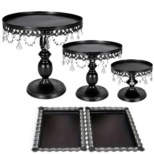 Black Dessert Set of 5 