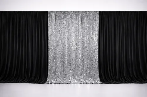 6m Monochrome Glam Draping