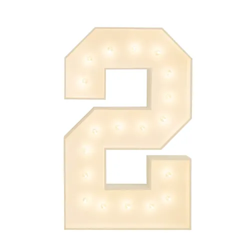 Chiffres lumineux Marquee – 4 pieds