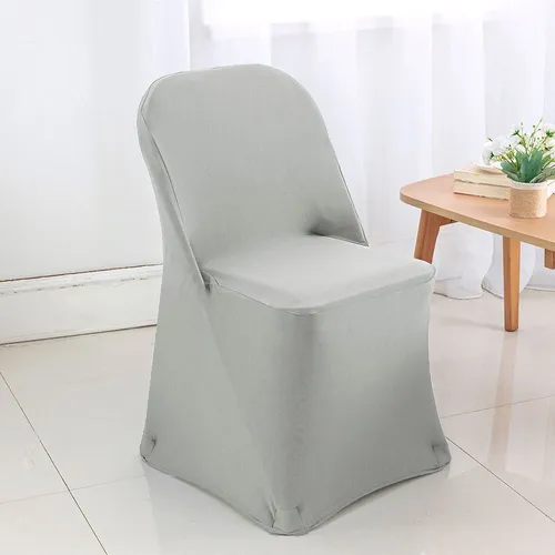 Housse chaise elast. blanc