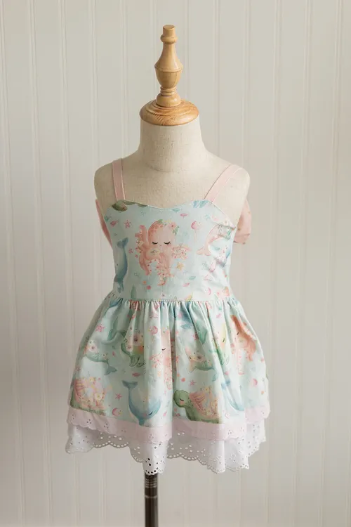 She Wears Flowers Sea Animal Tunic Set