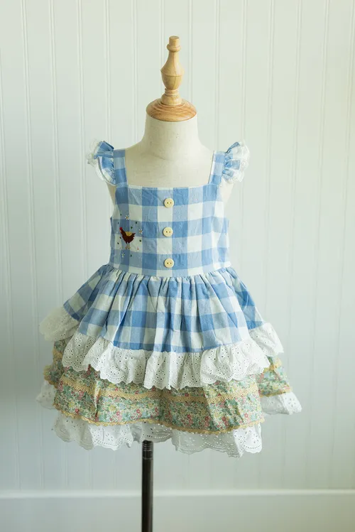 Two Roosters Chicken Dress 