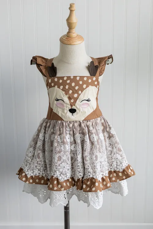 Three by the Sea Deer Dress