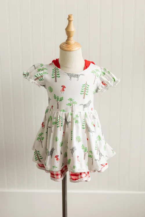 Girl August Little Red Riding Hood Dress