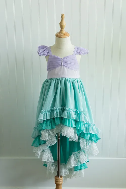 Three by the Sea Ariel high-low dress