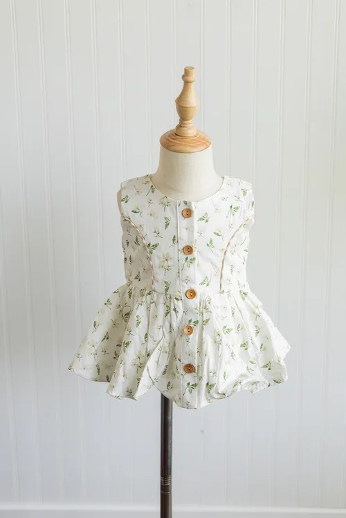 Girl August Farmhouse Tunic Set