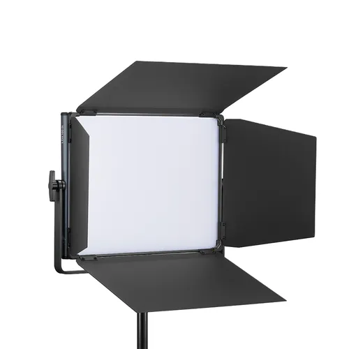 Godox LDX100Bi LED Panel with Barndoors