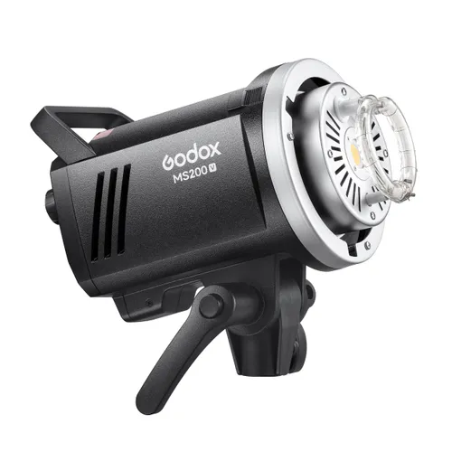 Godox MS200V Super-Compact Studio Strobe Flash with LED Modelling Lamp