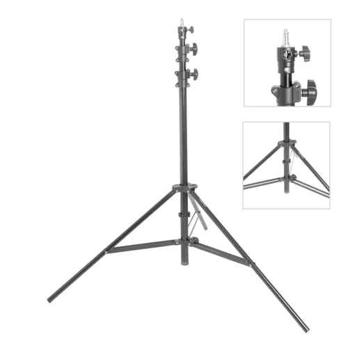 300cm Air Cushioned Master Black Light Stand with 1/4