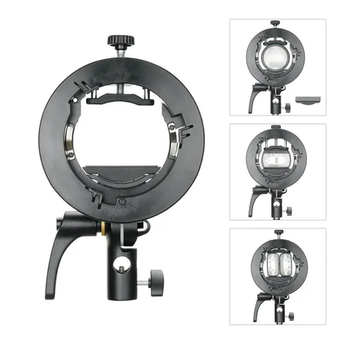 Godox S2 S-Type Smart Speedlite Adapter Bracket for Studio and Flash Lighting