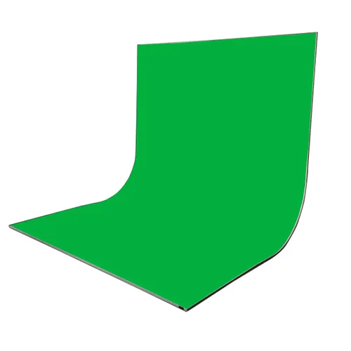 ChromaKey Green Fabric Skin for EasiFrame Curved Portable Studio Cyclorama System
