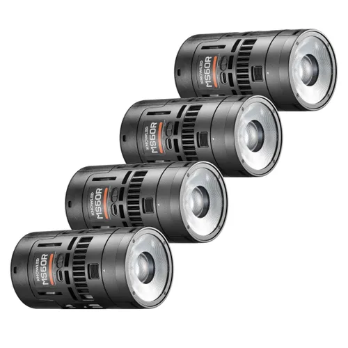 Godox KNOWLED MS60R 4K Super-Compact RGB LED Video Light Four-Head Kit