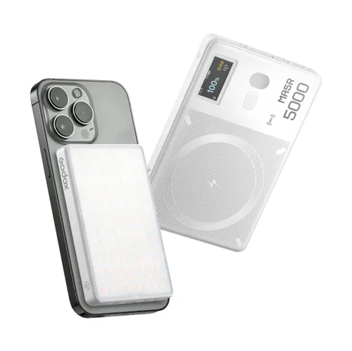 MA5R WHITE Full-Colour RGB Magnetic Rechargeable LED Light