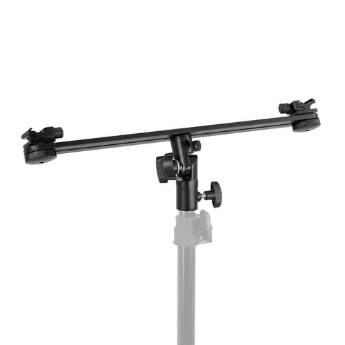 Photography Dual Hot Shoe Crossbar for Multiple Flashes Speedlites