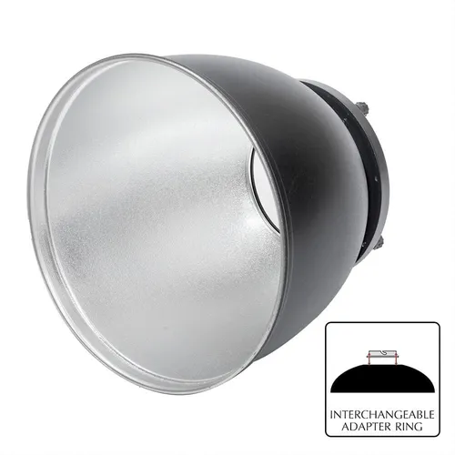PIXAPRO 65° High-Performance Reflector with Silver Interior for Studio Lighting