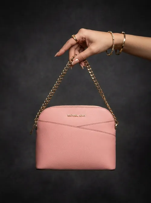 Bolsa Crossbody Michael Kors Jet Set Medium de piel