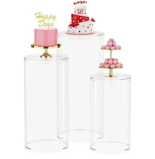 Clear acrylic plinth
