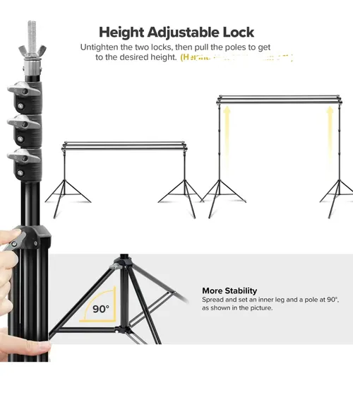 Backdrop photography stand 