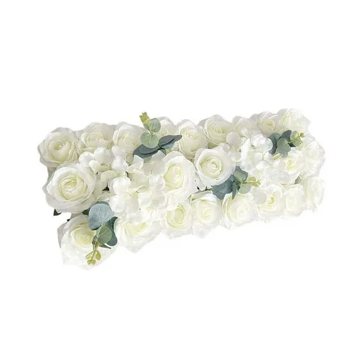 White flowers rows 