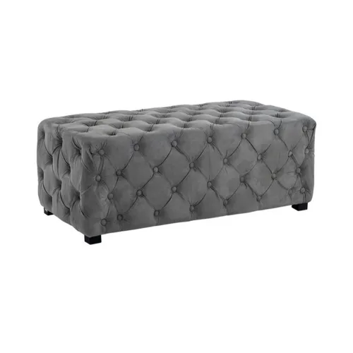 Charcoal Ottoman