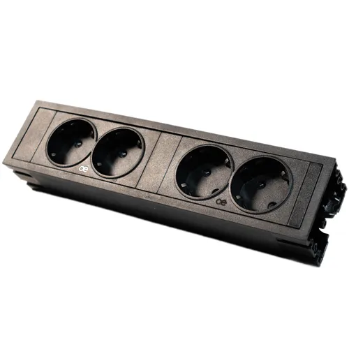 QIKFIT QIKBOX C/W 4 X SCHUKO WITH GST IN/OUT