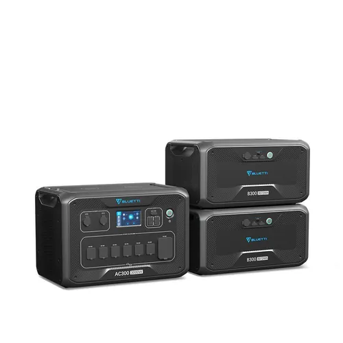 AC300 & 2 x B300 3000W 6144Wh PORTABLE POWER STATION KIT