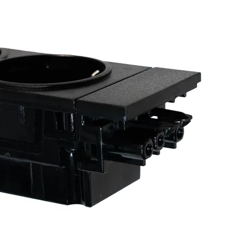 EOL QF15-SCH 2G MF/BLACK - 2 x SCHUKO SKTS