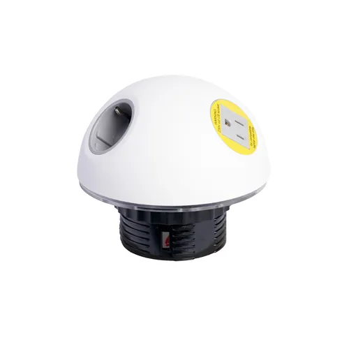 EOL PLUTO SOCKET UNIT - BOTTOM ENTRY WHITE (1 x DE, 1 x US, 1 x TUF)