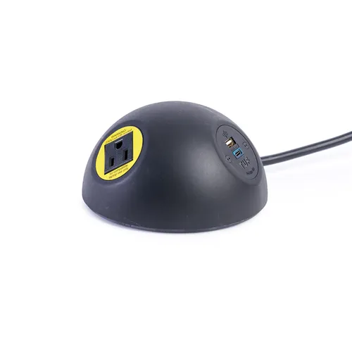 EOL PLUTO SOCKET UNIT - SIDE ENTRY BLACK (1 x DE, 1 x US, 1 x TUF)