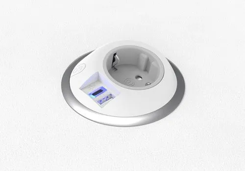 EOL PIXELTUF SOCKET UNIT - WHITE (1 x DE, 1 x TUF, PTH)