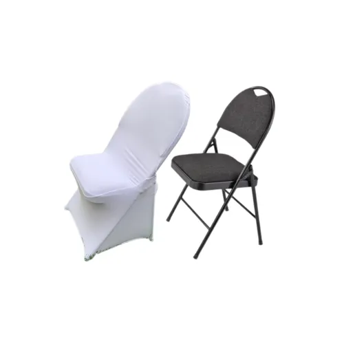 SPANDEX COVER FOR FOLDING CHAIR WHITE