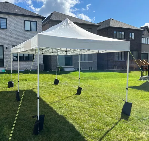 10x20 PORTABLE POP UP CANOPY TENT - WHITE