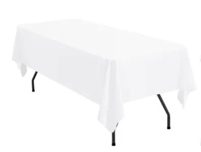 TABLE CLOTH POLYESTER FOR 6 FEET RECTANGULAR TABLE