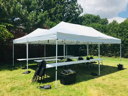 20'x20' POP UP CANOPY TENT WHITE